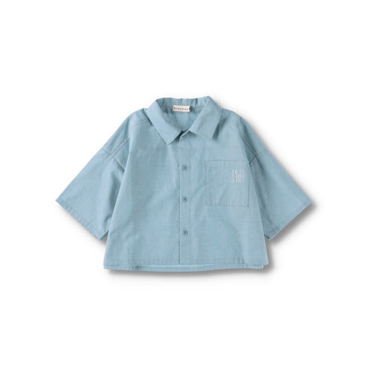 ドロップショルダー半袖シャツ | ブランシェス | 詳細画像12 