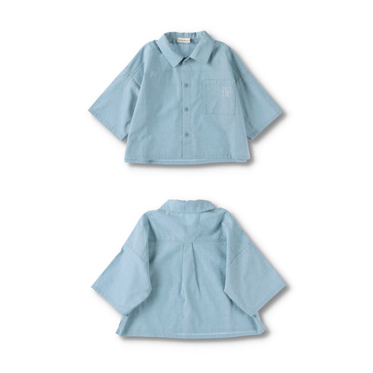 ドロップショルダー半袖シャツ | ブランシェス | 詳細画像16 