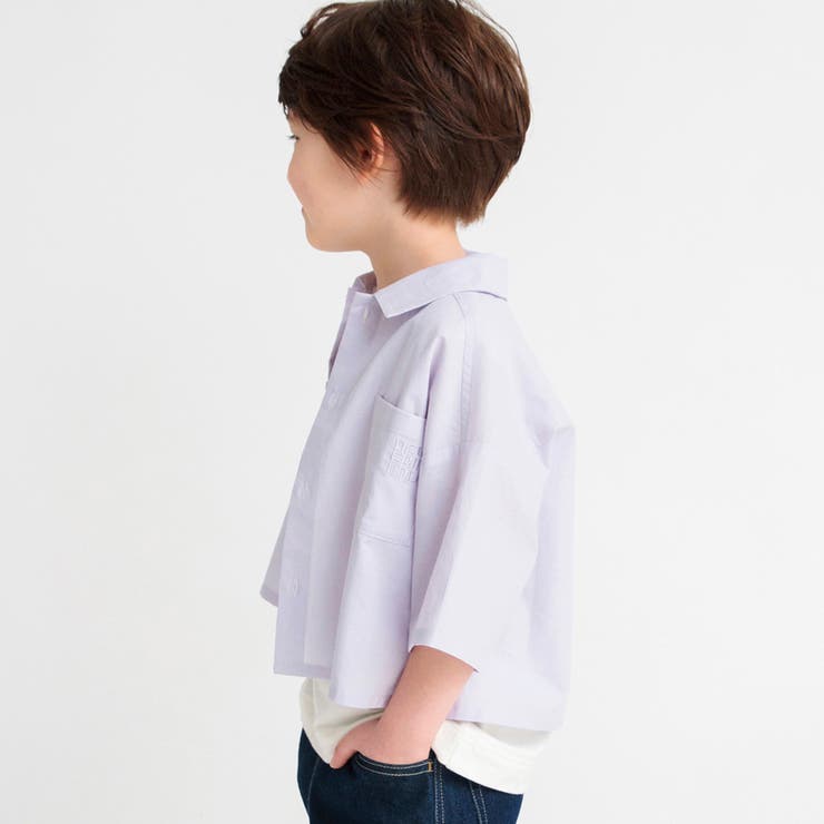 ドロップショルダー半袖シャツ | ブランシェス | 詳細画像19 