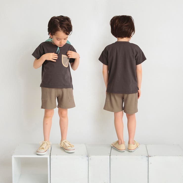 【プチプラ】ワッフルハーフパンツ | ブランシェス | 詳細画像44 