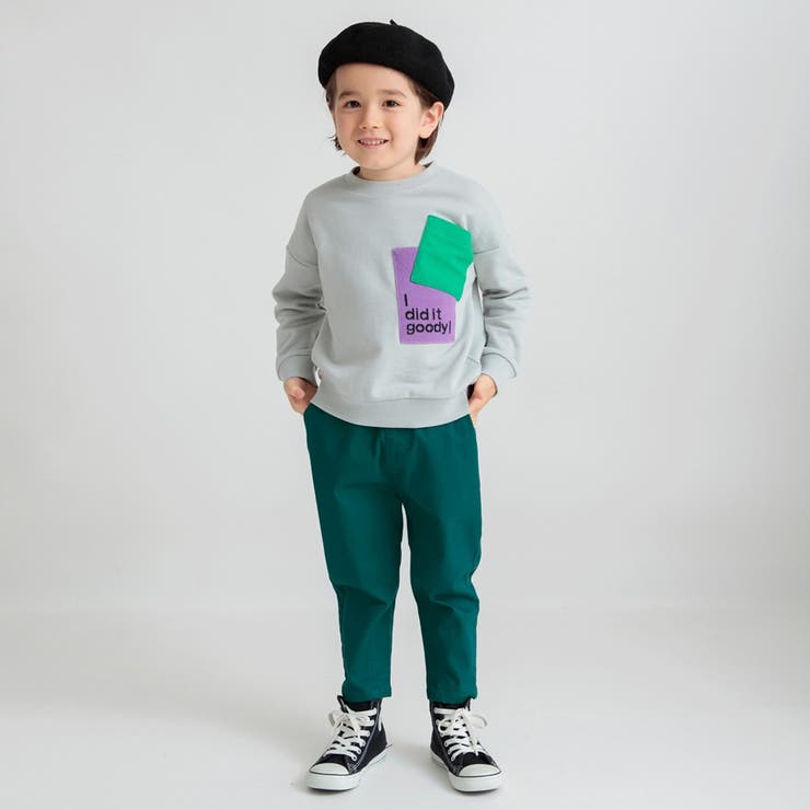 【ジャガード/ニットコールポケット付き】トレーナー | ブランシェス | 詳細画像9 