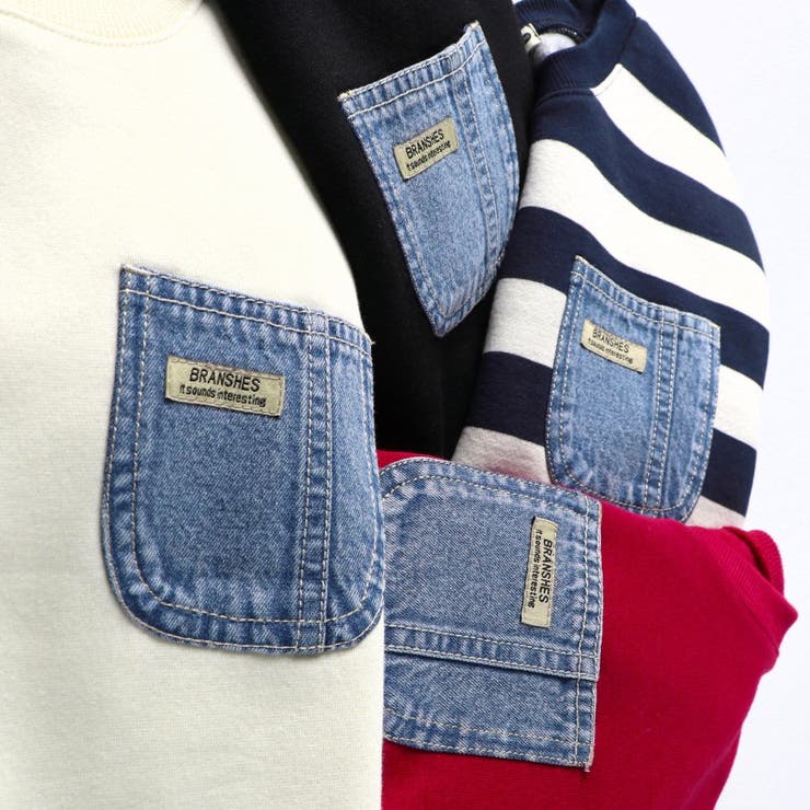 【あったか/デニムポケット付き】裏起毛トレーナー | ブランシェス | 詳細画像3 