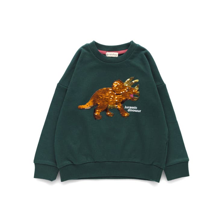 恐竜スパンコール裏毛トレーナー | ブランシェス | 詳細画像14 