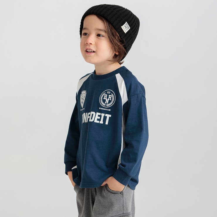 【ゆったりシルエット】ゲームTシャツ 長袖Tシャツ ロンＴ | ブランシェス | 詳細画像14 