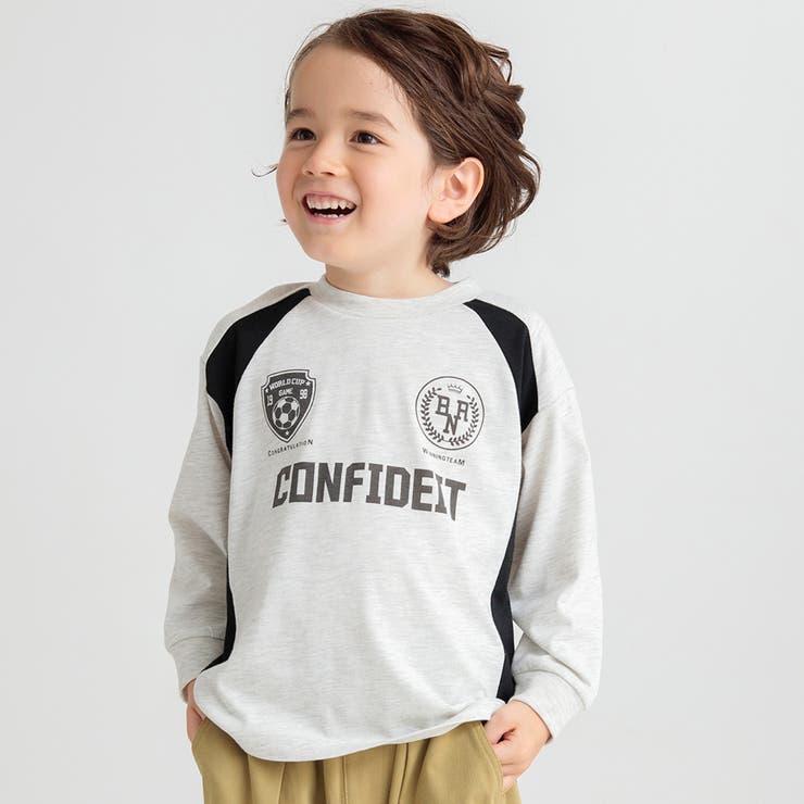 【ゆったりシルエット】ゲームTシャツ 長袖Tシャツ ロンＴ | ブランシェス | 詳細画像5 