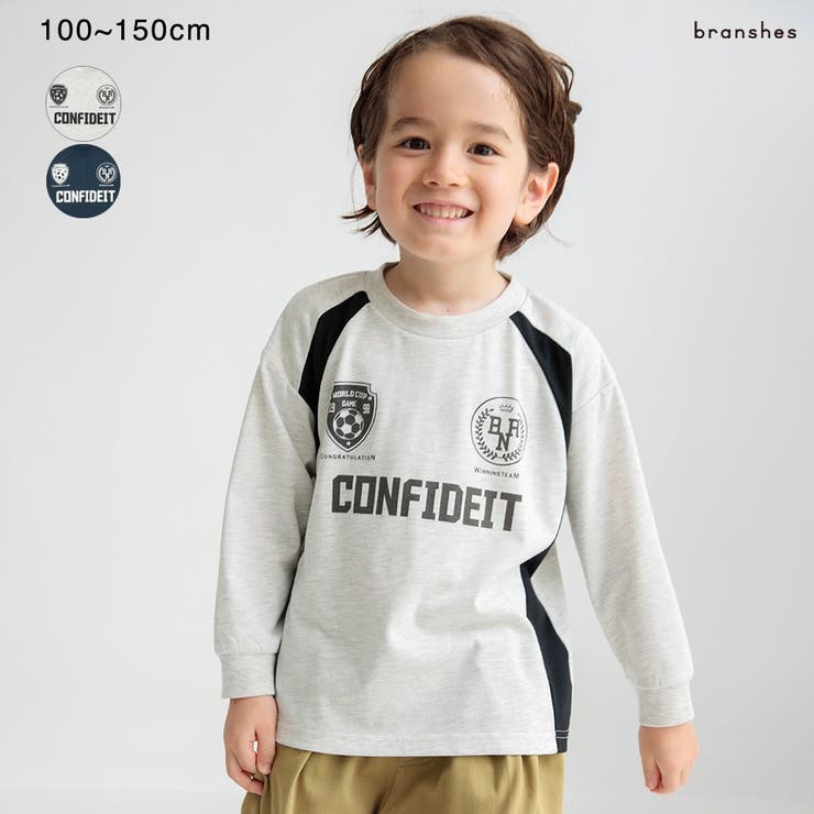 【ゆったりシルエット】ゲームTシャツ 長袖Tシャツ ロンＴ | ブランシェス | 詳細画像1 