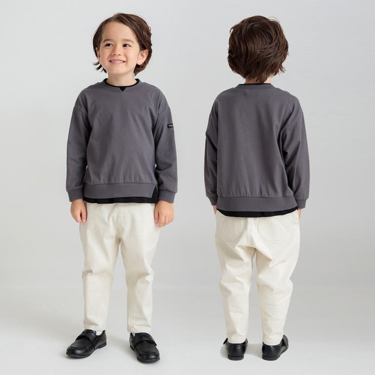 重ね着風長袖Tシャツ ロンT | ブランシェス | 詳細画像40 