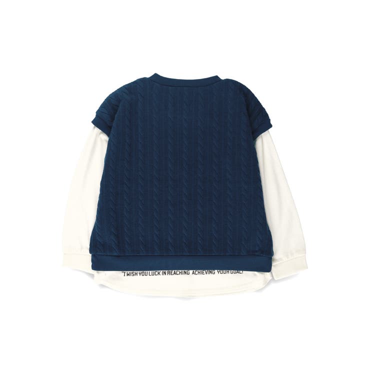 ケーブルニットベスト/長袖Tシャツ トップスセット | ブランシェス | 詳細画像51 