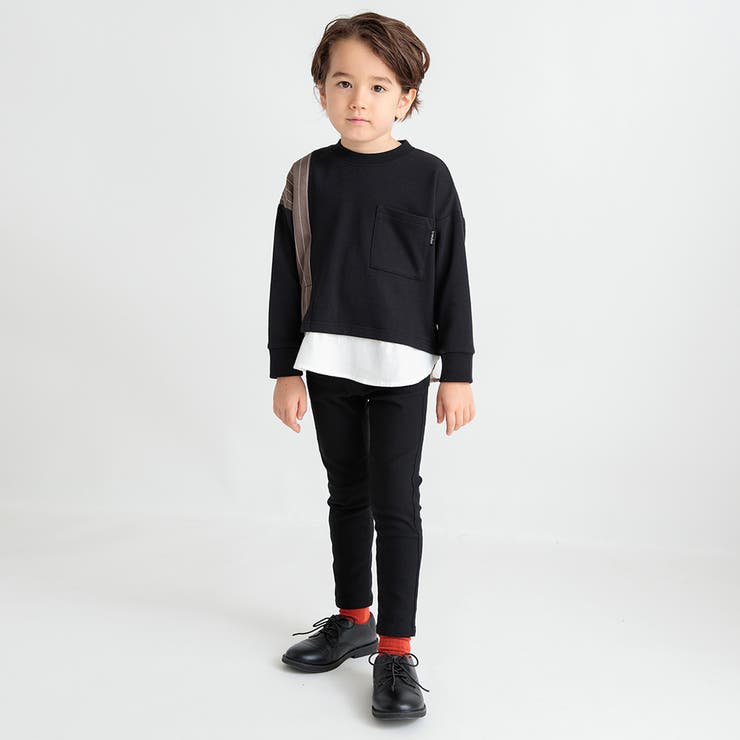 【あったかフィットストレート】プレミアムストレッチ裏起毛ツイルロングパンツ | ブランシェス | 詳細画像18 