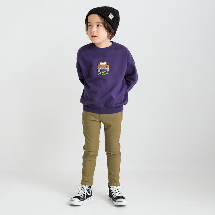 【あったかフィットストレート】プレミアムストレッチ裏起毛ツイルロングパンツ | ブランシェス | 詳細画像4 