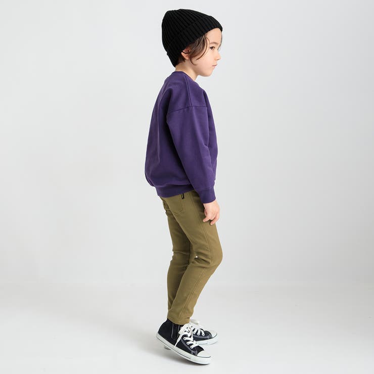 【あったかフィットストレート】プレミアムストレッチ裏起毛ツイルロングパンツ | ブランシェス | 詳細画像5 