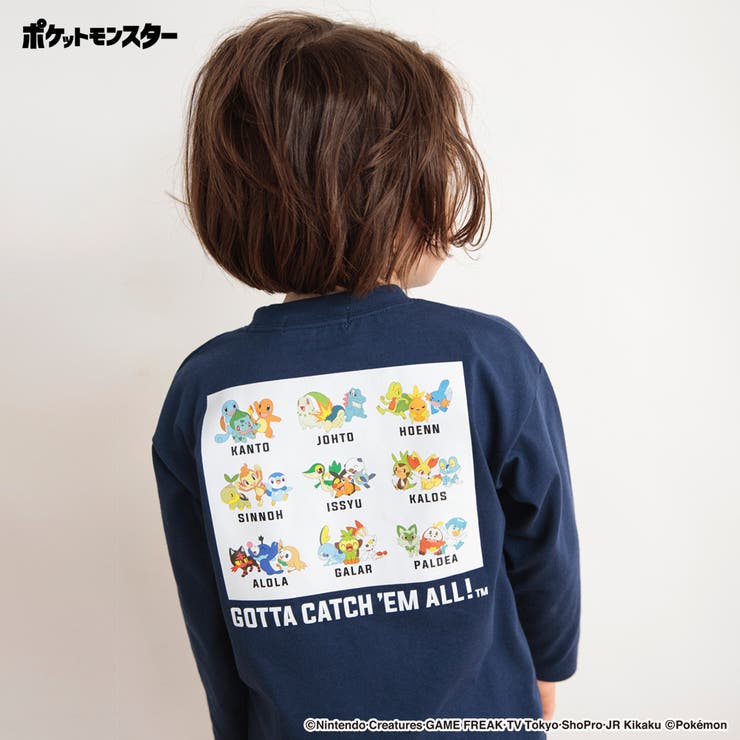 Pokemon/ポケットモンスター（ポケモン）】 ロンT 長袖Tシャツ[品番