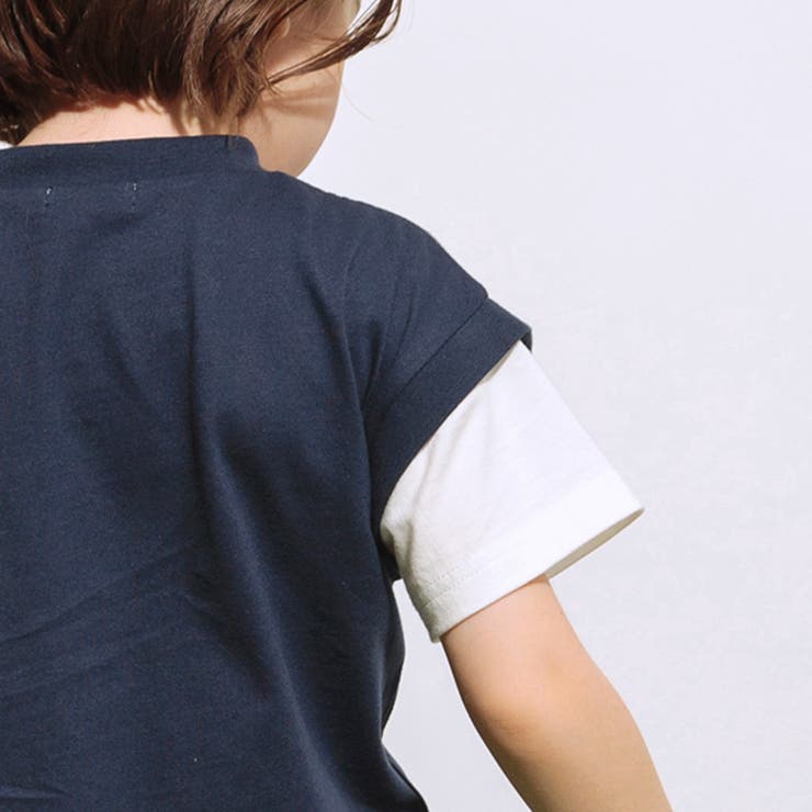 【Disney/ディズニー】スポーツグラフィック重ね着風半袖Tシャツ | ブランシェス | 詳細画像9 