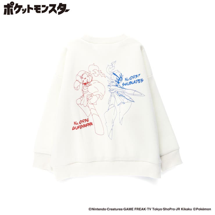 【Pokemon/ポケットモンスター（ポケモン）】裏起毛トレーナー | ブランシェス | 詳細画像5 