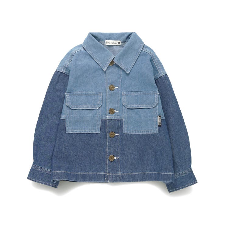 配色デニムジャケット | ブランシェス | 詳細画像2 
