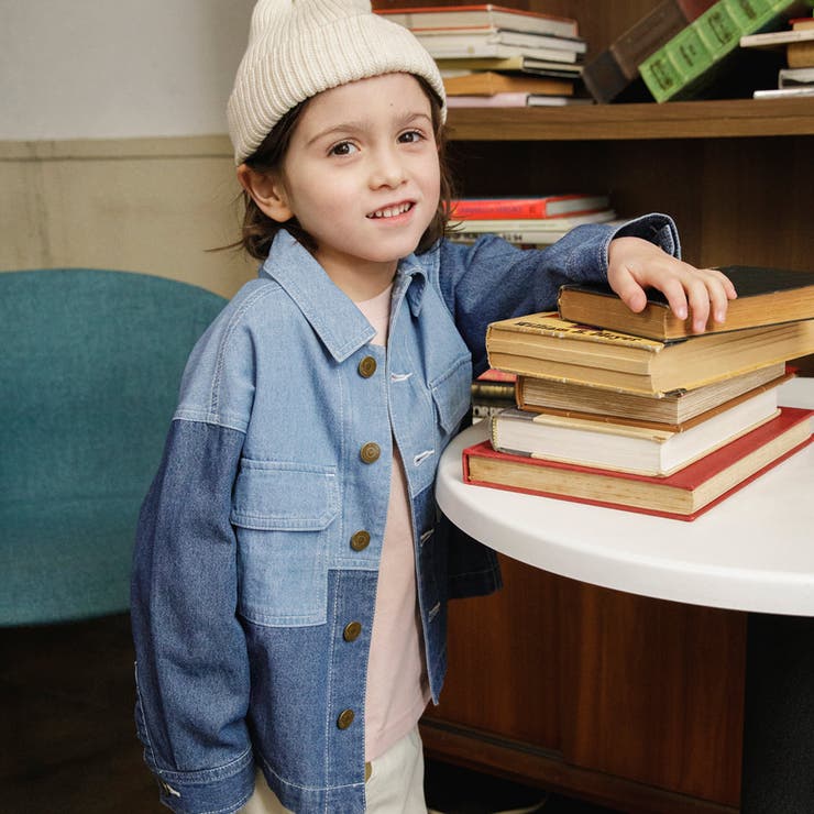 配色デニムジャケット | ブランシェス | 詳細画像4 