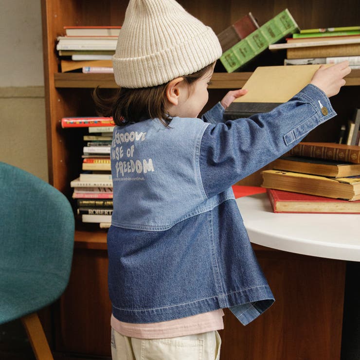 配色デニムジャケット | ブランシェス | 詳細画像6 