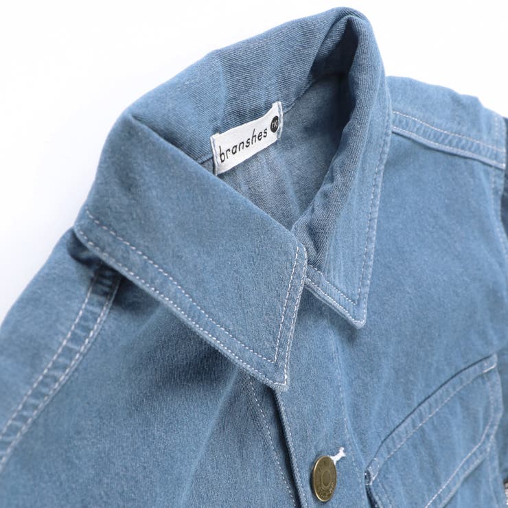 配色デニムジャケット | ブランシェス | 詳細画像9 