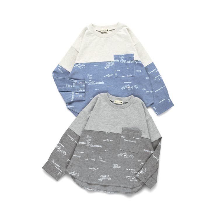 HOBOシャツ切替長袖Tシャツ | ブランシェス | 詳細画像10 