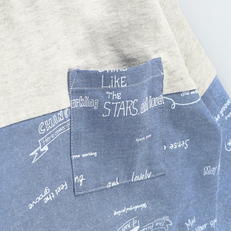 HOBOシャツ切替長袖Tシャツ | ブランシェス | 詳細画像3 