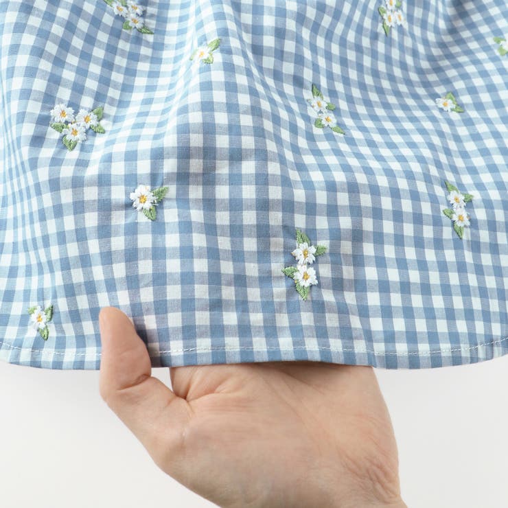 【おそろい】さくら刺繍長袖シャツ | ブランシェス | 詳細画像12 