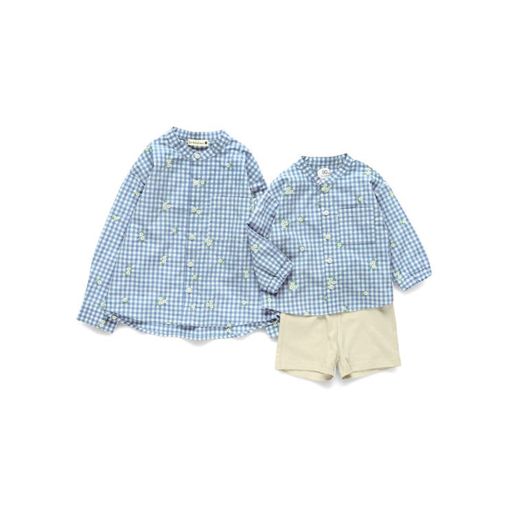 【おそろい】さくら刺繍長袖シャツ | ブランシェス | 詳細画像15 