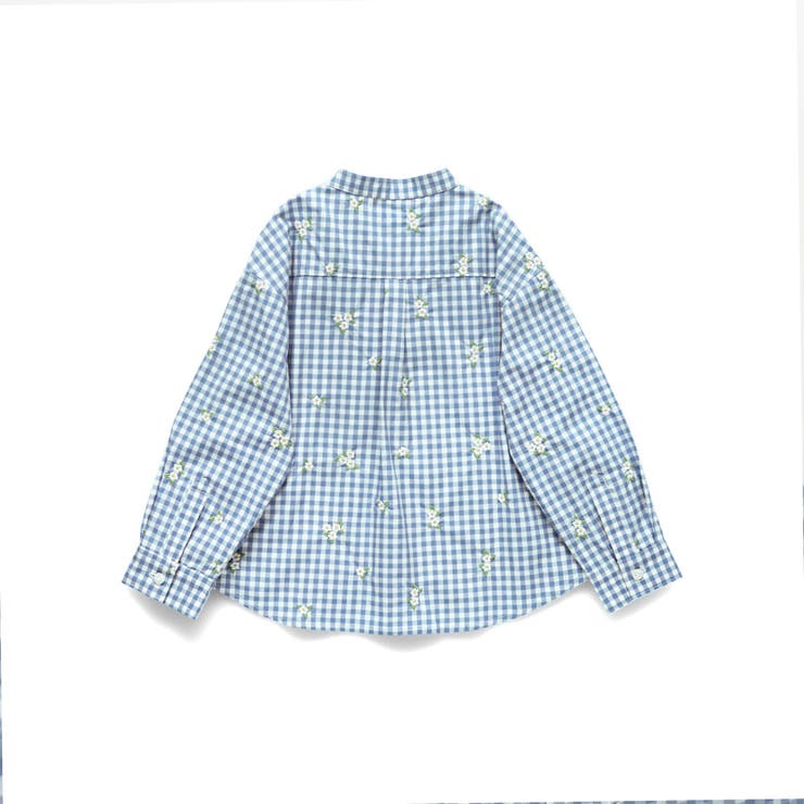 【おそろい】さくら刺繍長袖シャツ | ブランシェス | 詳細画像16 