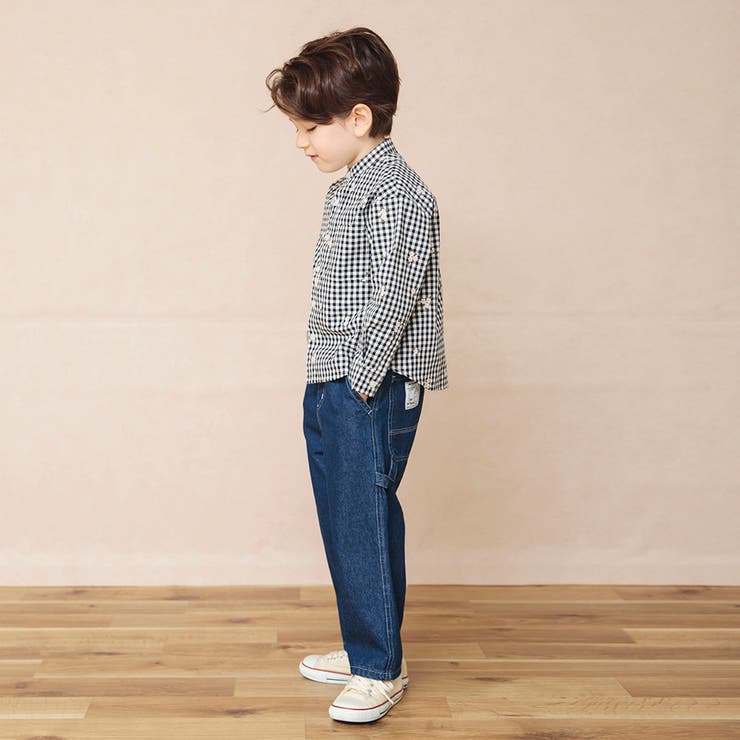 おそろい】さくら刺繍長袖シャツ[品番：BRSK0008711]｜ブランシェスの