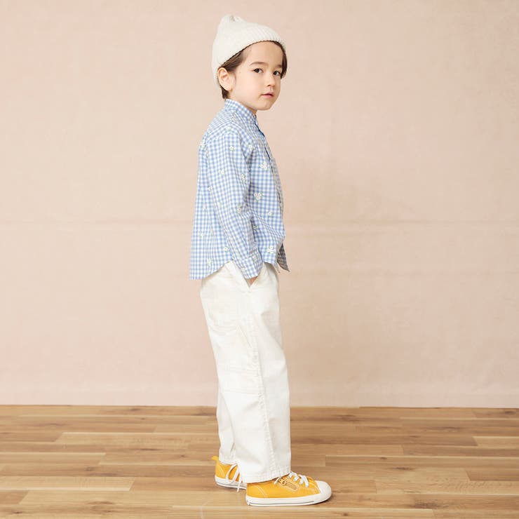 【おそろい】さくら刺繍長袖シャツ | ブランシェス | 詳細画像4 