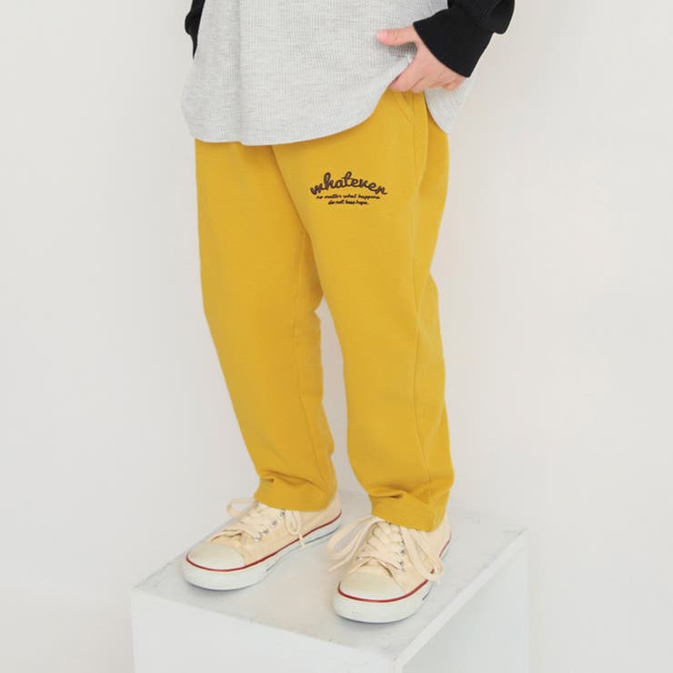 カラシ | 【ブランシェスmini】やわらかカットロングパンツ | ブランシェス