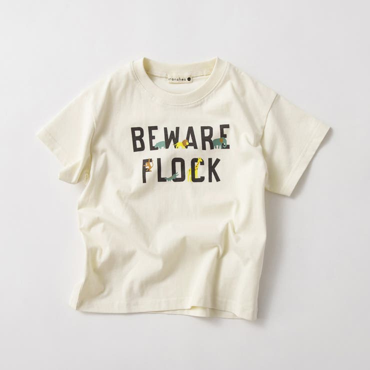 アイボリー | 【ブランシェスmini】ロゴ半袖Tシャツ 春 トップス | ブランシェス