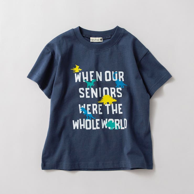 ネイビーブルー | 【ブランシェスmini】ロゴ半袖Tシャツ 春 トップス | ブランシェス