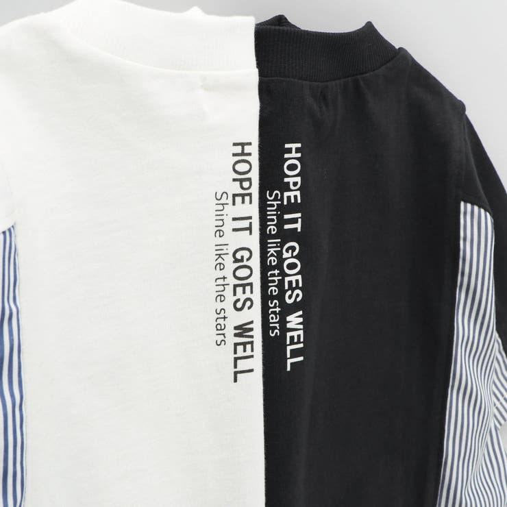 異素材切り替え半袖Tシャツ | ブランシェス | 詳細画像14 