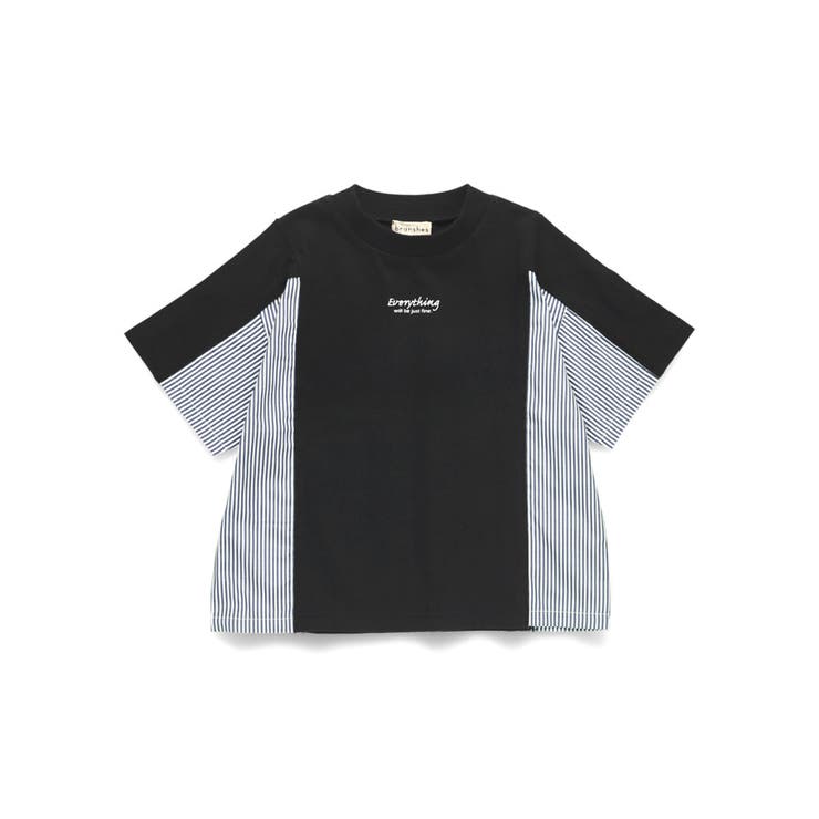 異素材切り替え半袖Tシャツ | ブランシェス | 詳細画像17 