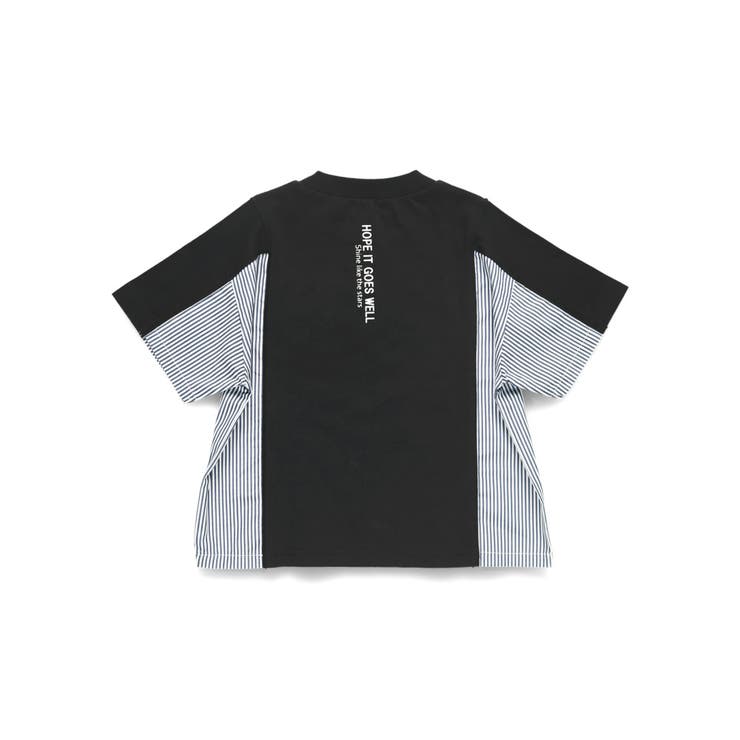 異素材切り替え半袖Tシャツ | ブランシェス | 詳細画像20 