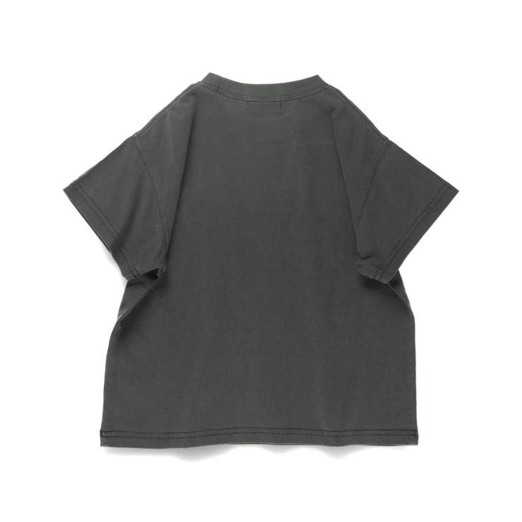 ピグメント加工/ロゴアップリケ半袖Tシャツ 春 トップス | ブランシェス | 詳細画像16 