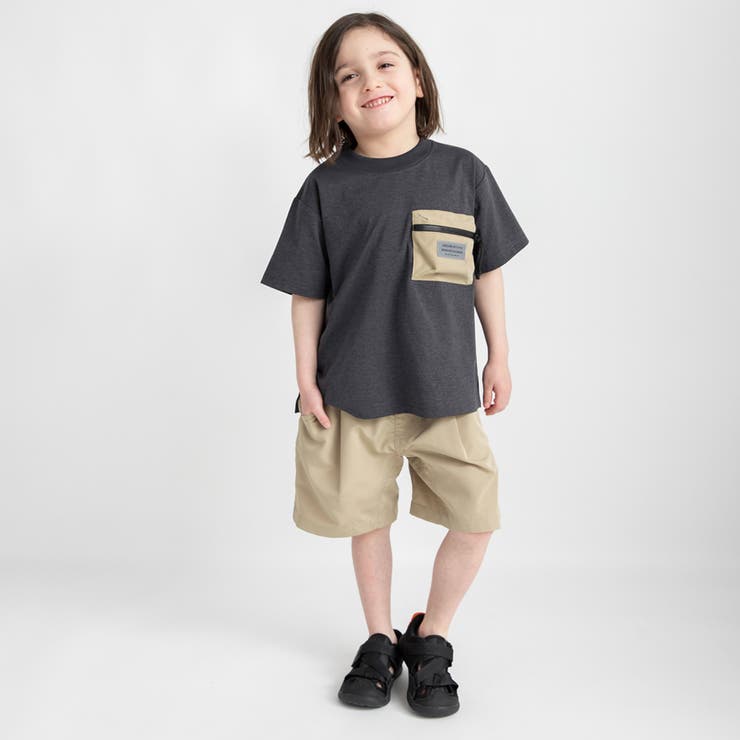 【吸水速乾/UPF45】ポケット付半袖Tシャツ/機能性/日焼け防止 | ブランシェス | 詳細画像10 