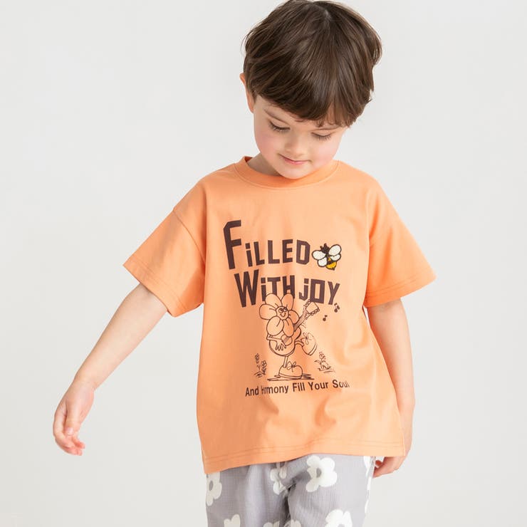 オレンジ | 半袖Tシャツ 機能性 吸水速乾 | ブランシェス