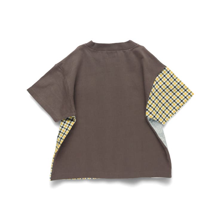 【おそろい】異素材切り替え半袖Tシャツ 春 トップス | ブランシェス | 詳細画像19 