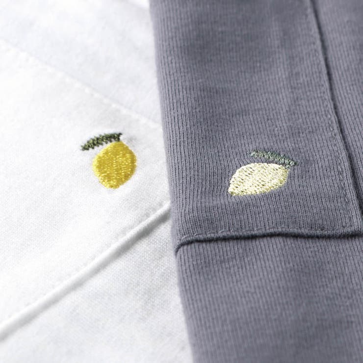 【おそろい】レモン＆フラワー総柄刺しゅう切替半袖Tシャツ 春 トップス | ブランシェス | 詳細画像11 