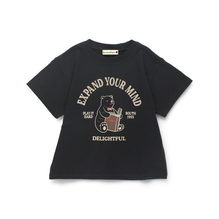 ブラック | 【プチプラ】イラストアソート半袖Tシャツ/アソート | ブランシェス