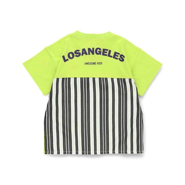 異素材切り替え半袖Tシャツ/チェック/ストライプ/バイカラー/男の子 | ブランシェス | 詳細画像18 