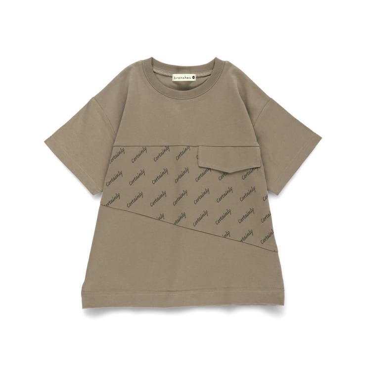 【プチプラ】配色切替半袖Ｔシャツ/綿100% | ブランシェス | 詳細画像2 