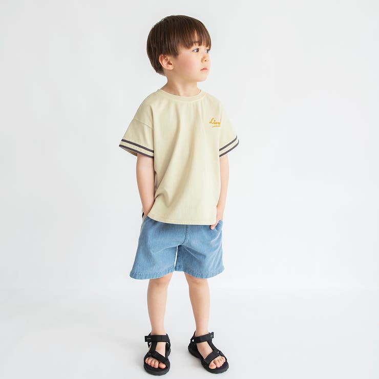 ビンテージ風半袖Ｔシャツ/綿100%/バックロゴ/刺繍 | ブランシェス | 詳細画像24 