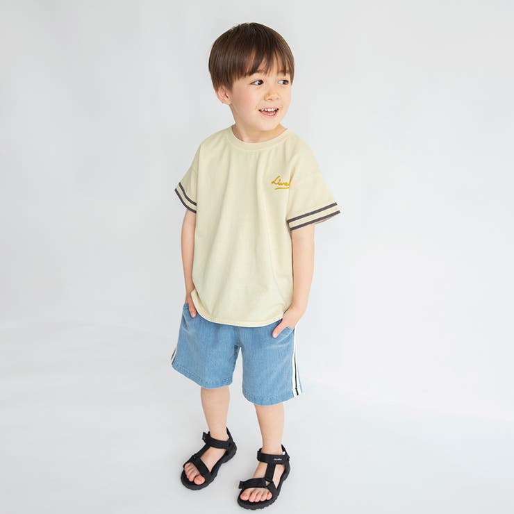 ビンテージ風半袖Ｔシャツ/綿100%/バックロゴ/刺繍 | ブランシェス | 詳細画像3 