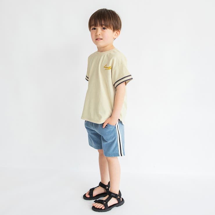 ビンテージ風半袖Ｔシャツ/綿100%/バックロゴ/刺繍 | ブランシェス | 詳細画像6 