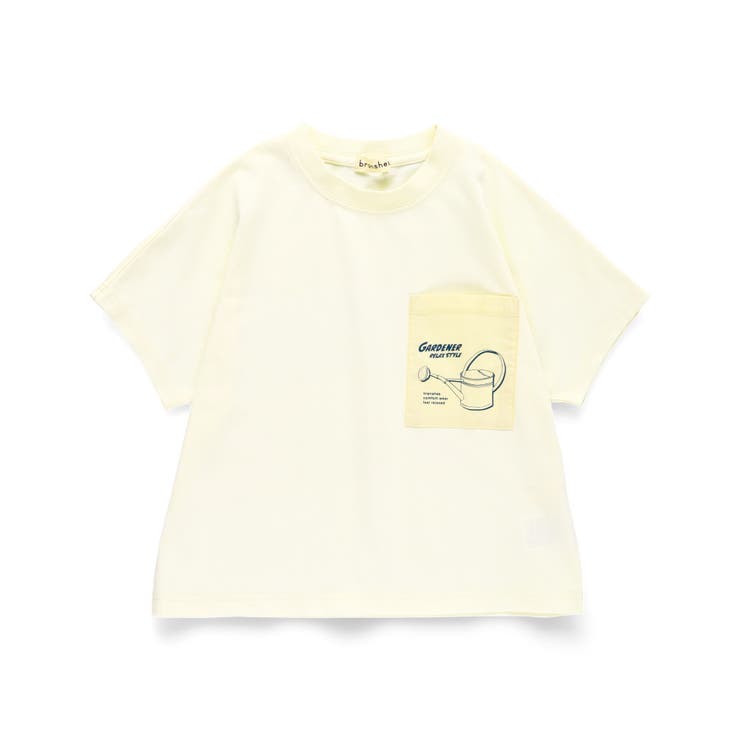 アイボリー | 半袖Tシャツ 吸水速乾 UVケア | ブランシェス