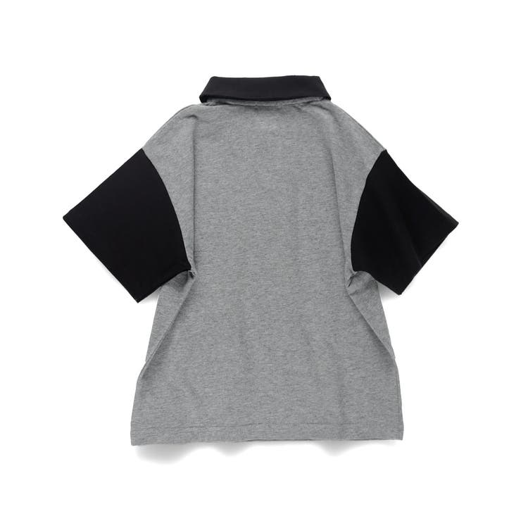 【綿100%】ポロシャツ風配色半袖Tシャツ | ブランシェス | 詳細画像9 