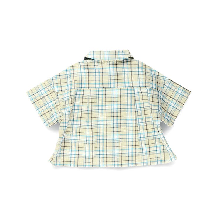 【おそろい】ぽこぽこ／サッカーチェック柄半袖シャツ 春 トップス | ブランシェス | 詳細画像7 