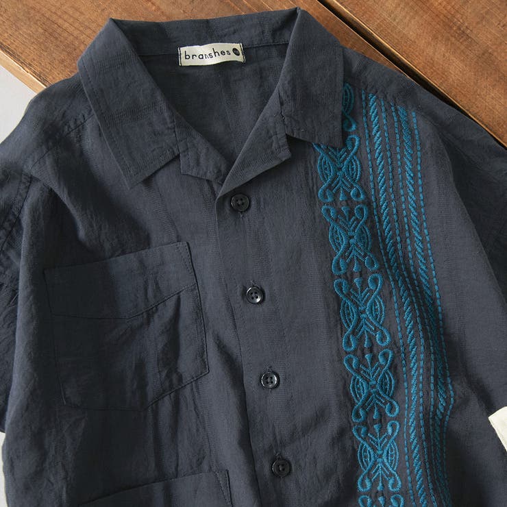 【綿100%】キューバ半袖シャツ/インド綿 | ブランシェス | 詳細画像19 